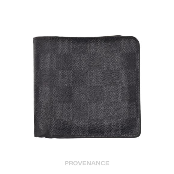 🔴 Louis Vuitton Marco Wallet - Damier Graphite - Picture 1 of 10